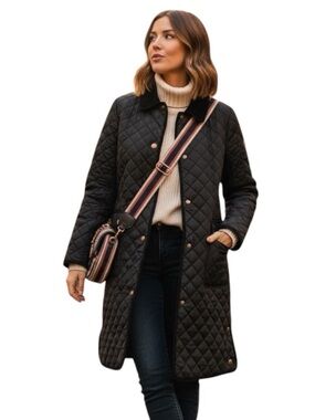 Ralph Lauren Black Quilted Long Puffer Coat
Medium
Black